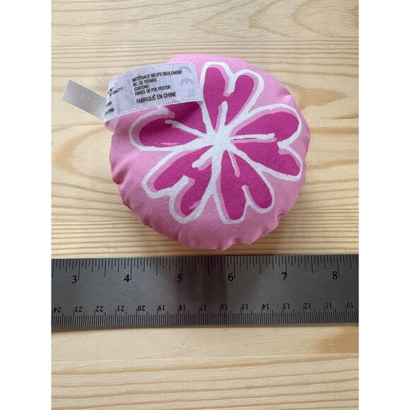 American Girl Doll Pink Round Pillow Flower Print Polyester Fiber - Picture 4 of 4